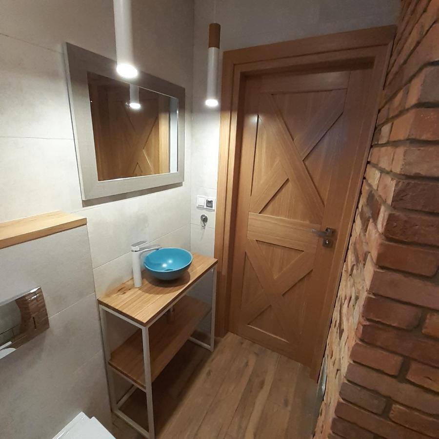 Pastelowy Domek Z Balia Elektryczna Z Jacuzzi Zalakowo Esterno foto