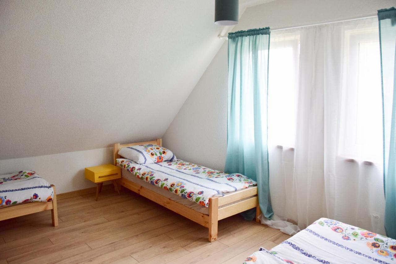 Pastelowy Domek Z Balia Elektryczna Z Jacuzzi Zalakowo Esterno foto